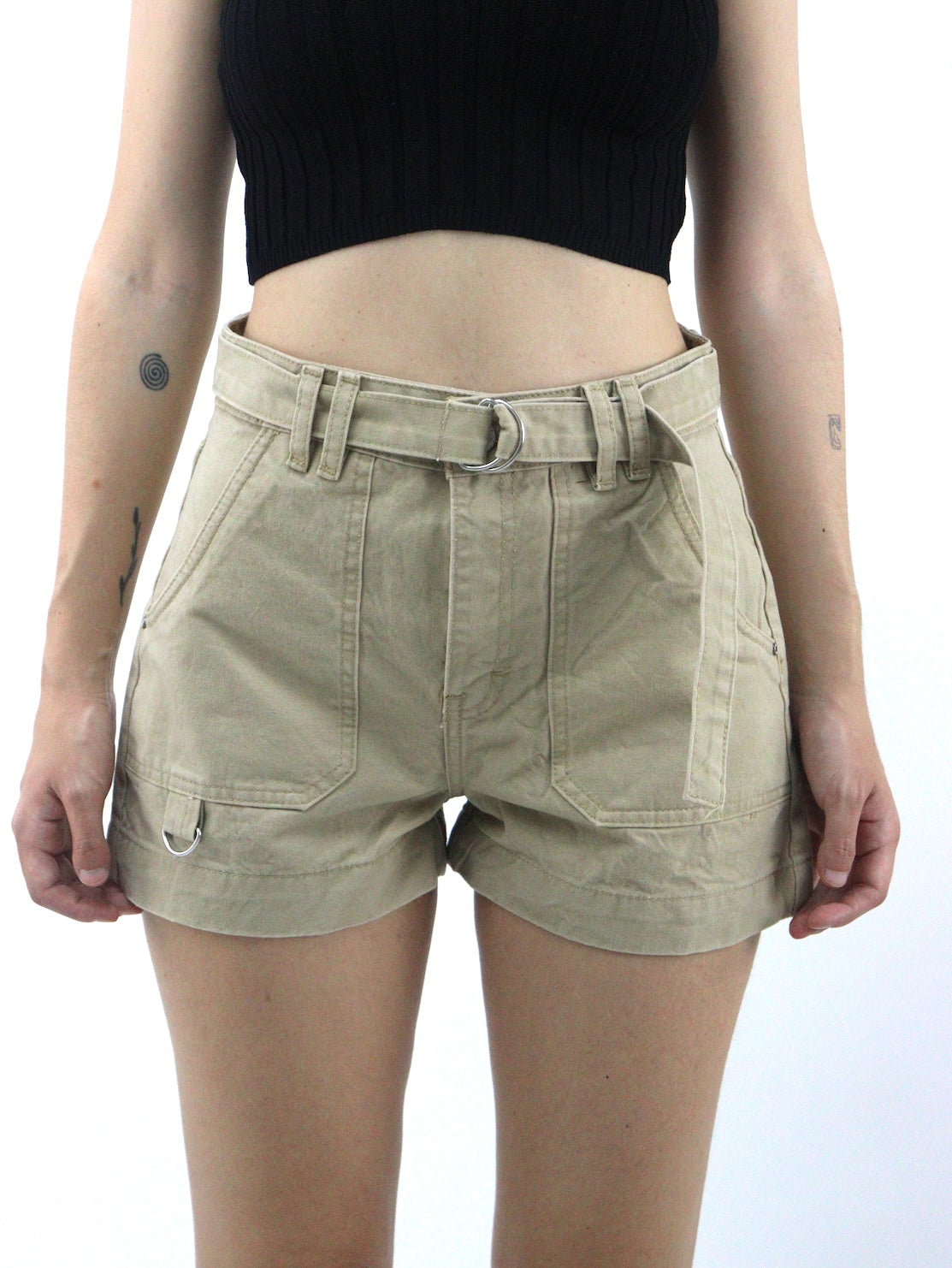 Short con shops cinturon