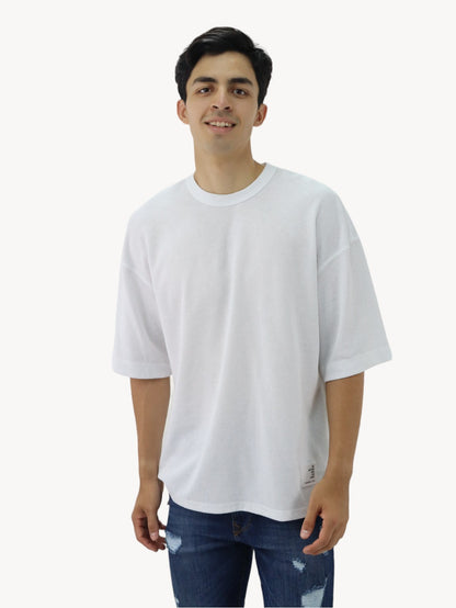 Playera oversize de color blanco (NUEVA TEMPORADA)