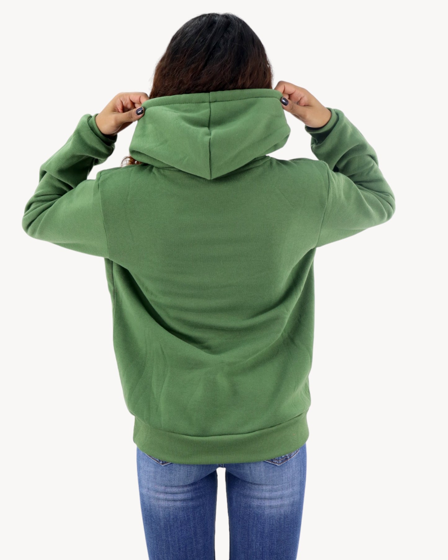 Hoodie unisex verde militar (NUEVA TEMPORADA)