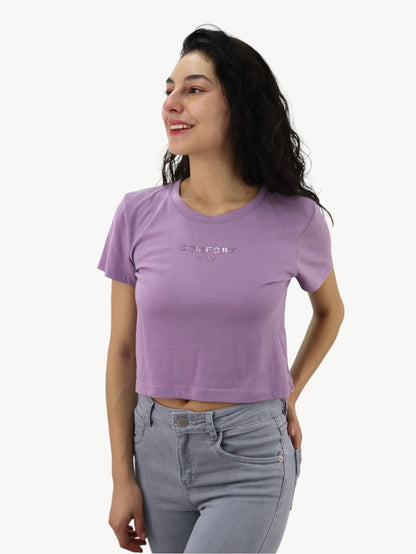 Playera slim size de color lila (NUEVA TEMPORADA)