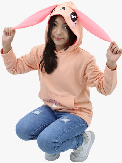 Sudadera con diseño en gorro de conejo (NUEVA TEMPORADA)