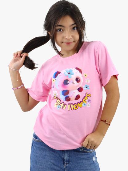 Playera manga corta con estampado de oso (NUEVA TEMPORADA)