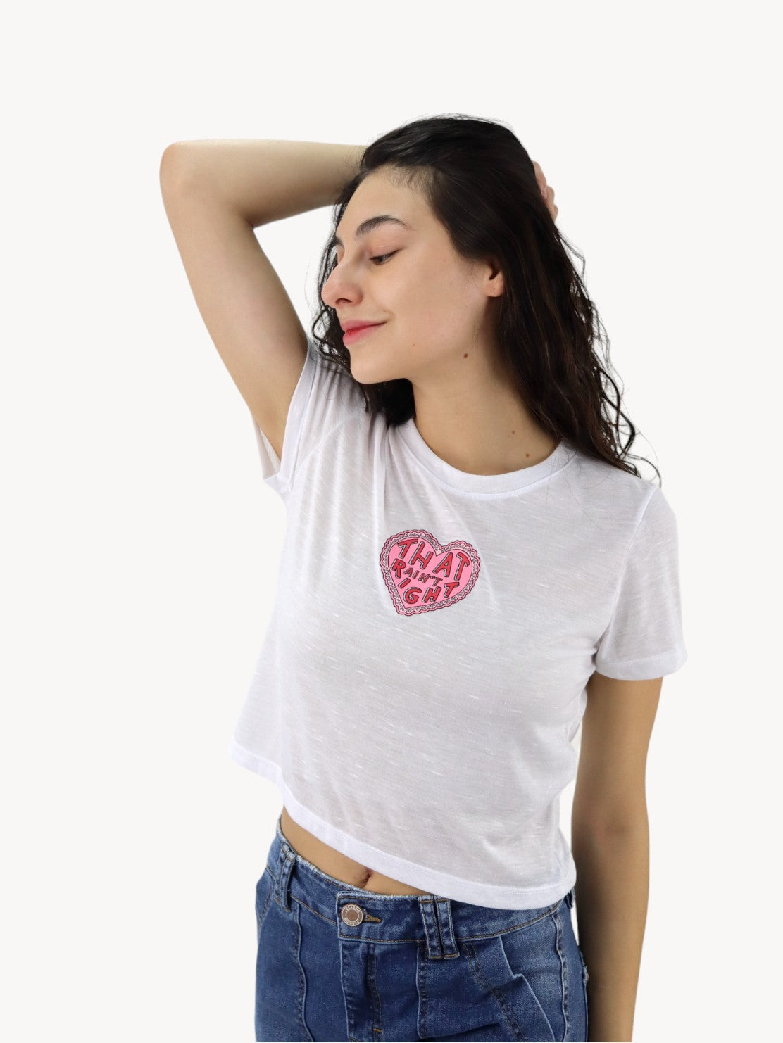 Playera slim size con diseño de corazón (NUEVA TEMPORADA)