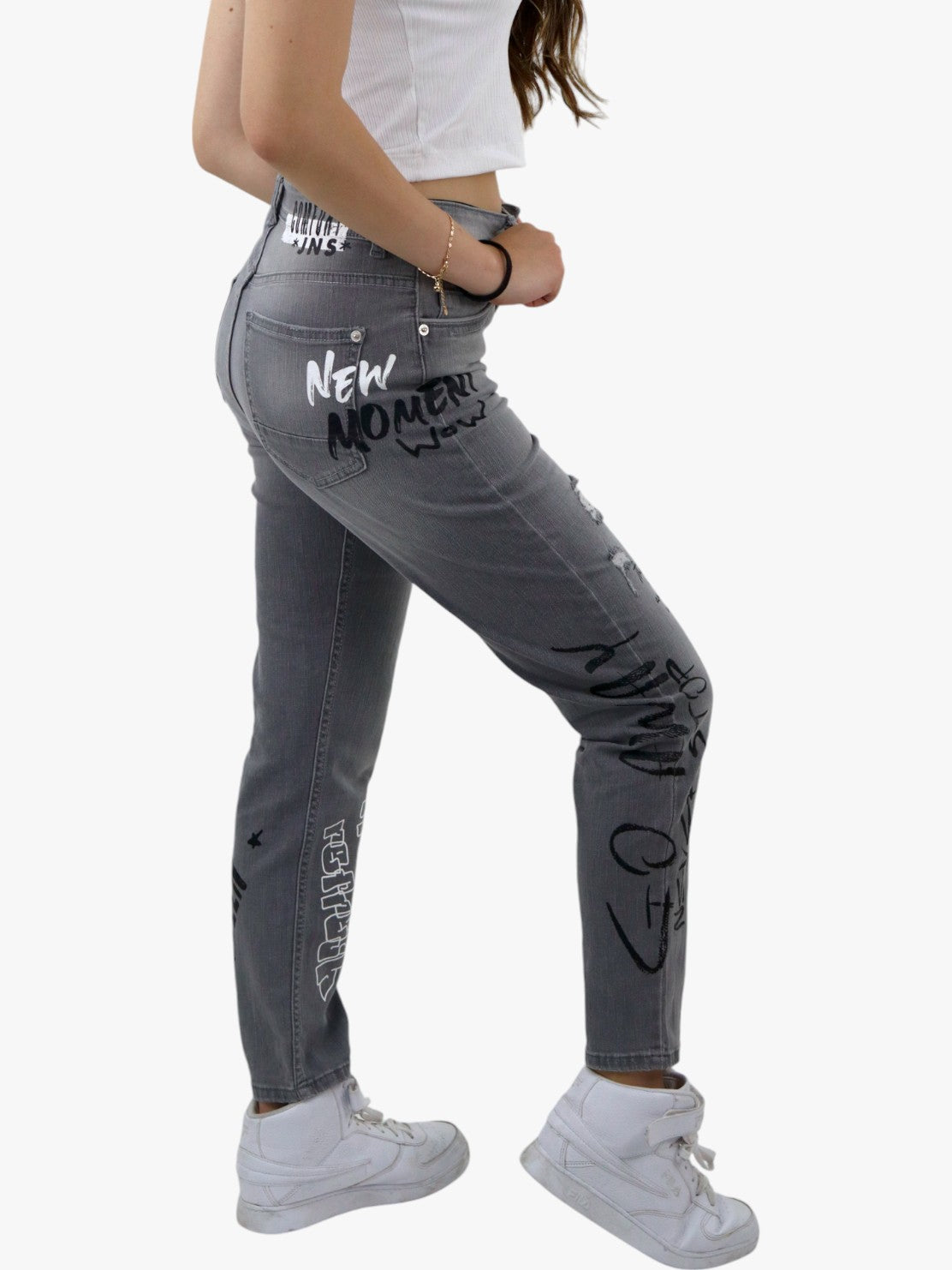 Jeans mom clasic con estampado (NUEVA TEMPORADA)