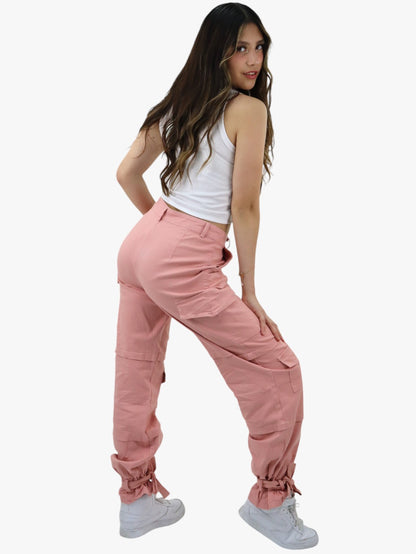 Pantalón cargo de color rosa (NUEVA TEMPORADA)