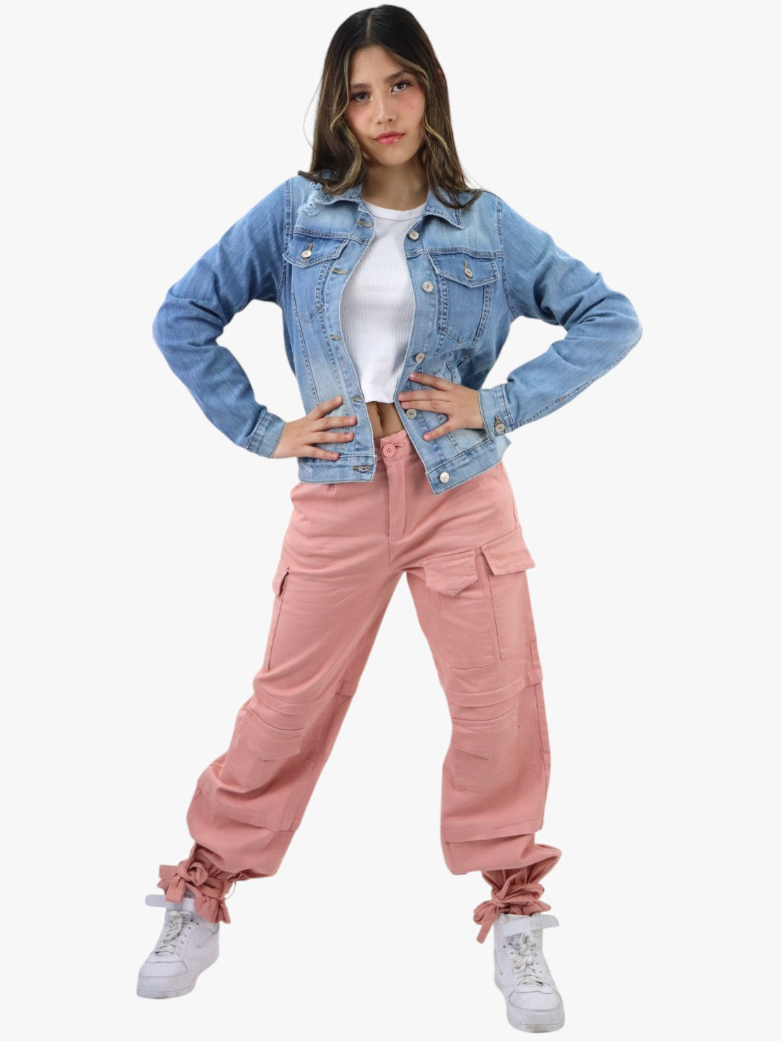 Pantalón cargo de color rosa (NUEVA TEMPORADA)