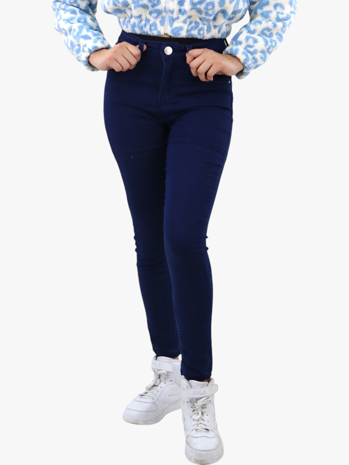 Jeans skinny de color azul índigo (NUEVA TEMPORTADA)