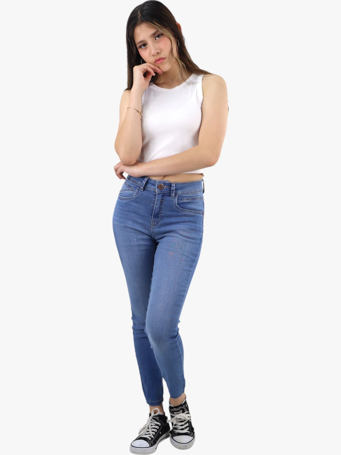 Pantalones comfort jeans mujer sale