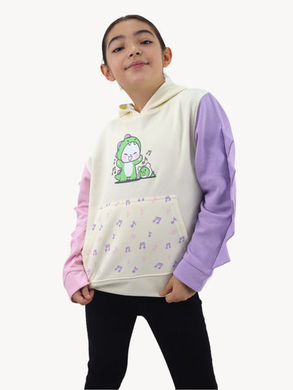 Sudadera multicolor con diseño en capucha de dinosaurio (NUEVA TEMPORADA)