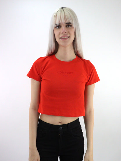 Playera slim size de color rojo (NUEVA TEMPORADA)