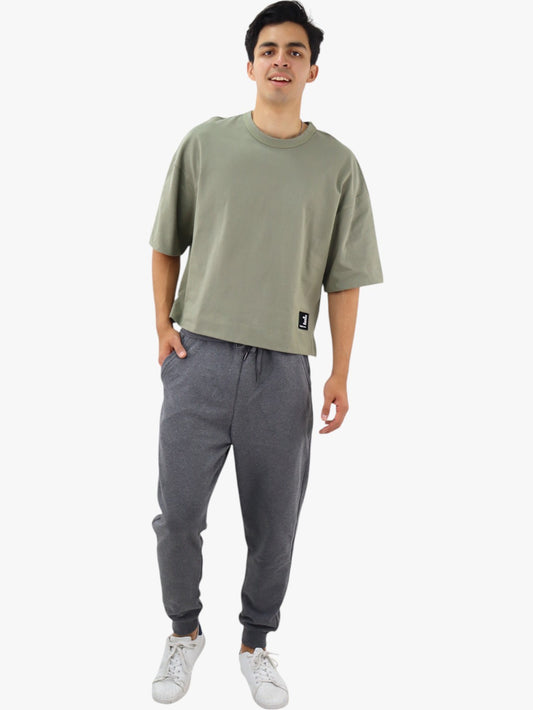 Jogger tipo pants de color gris oxford (NUEVA TEMPORADA)