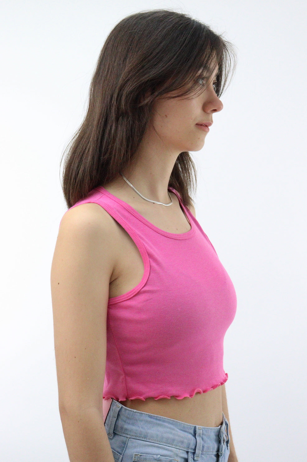 Playera tank de color rosa (NUEVA TEMPORADA)