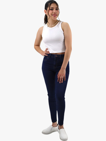 Jeans skinny azul oscuro (NUEVA TEMPORADA)