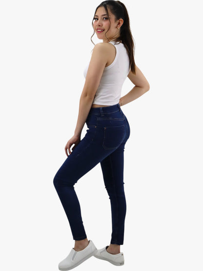 Jeans skinny azul oscuro (NUEVA TEMPORADA)