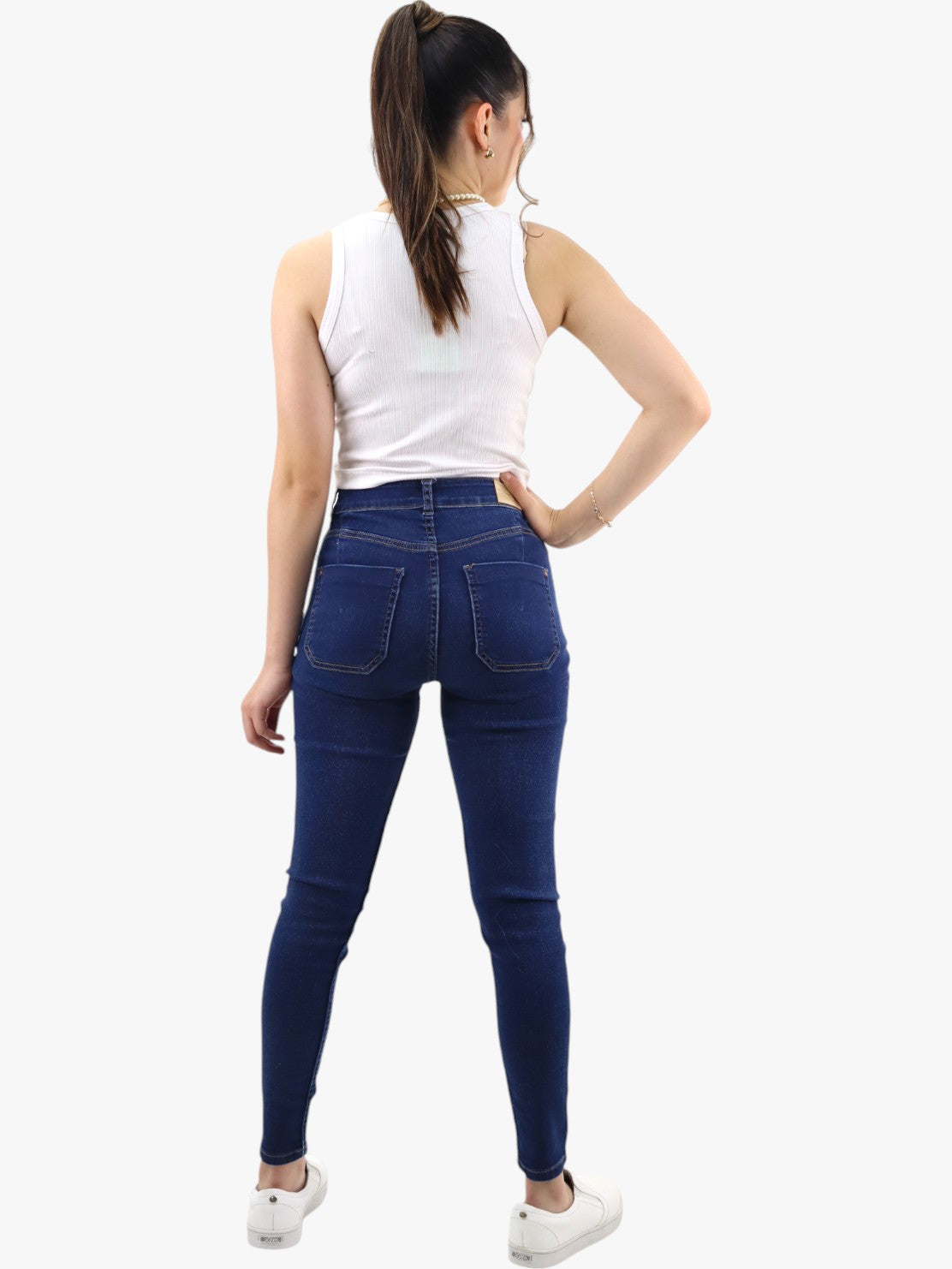 Jeans skinny azul oscuro (NUEVA TEMPORADA)