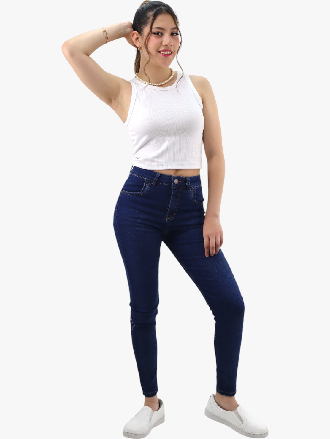 Jeans skinny azul oscuro (NUEVA TEMPORADA)