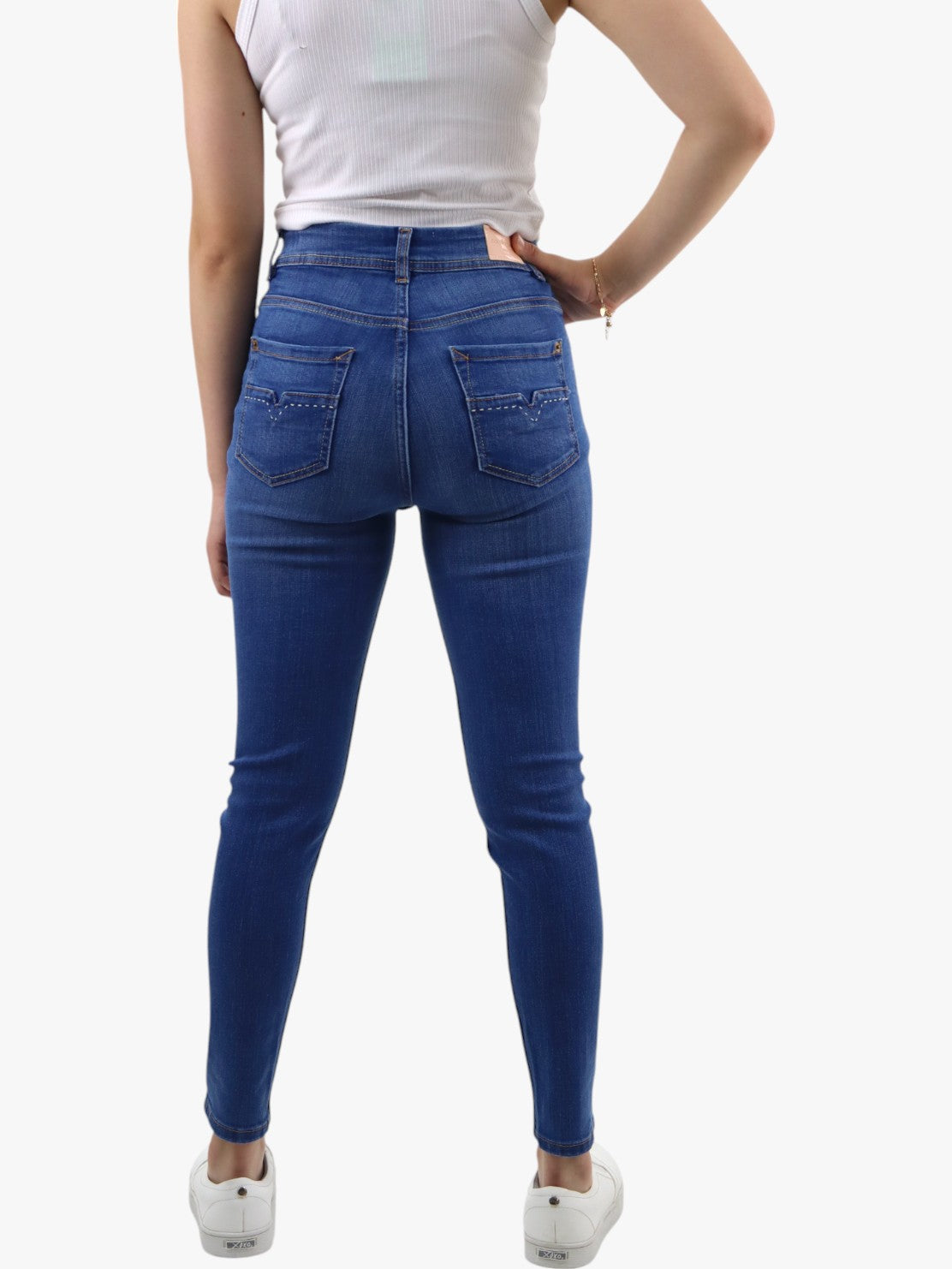 Jeans skinny azul medio (NUEVA TEMPORADA)