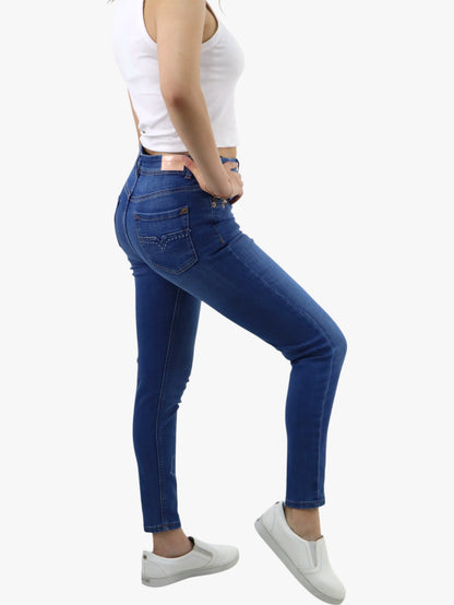 Jeans skinny azul medio (NUEVA TEMPORADA)