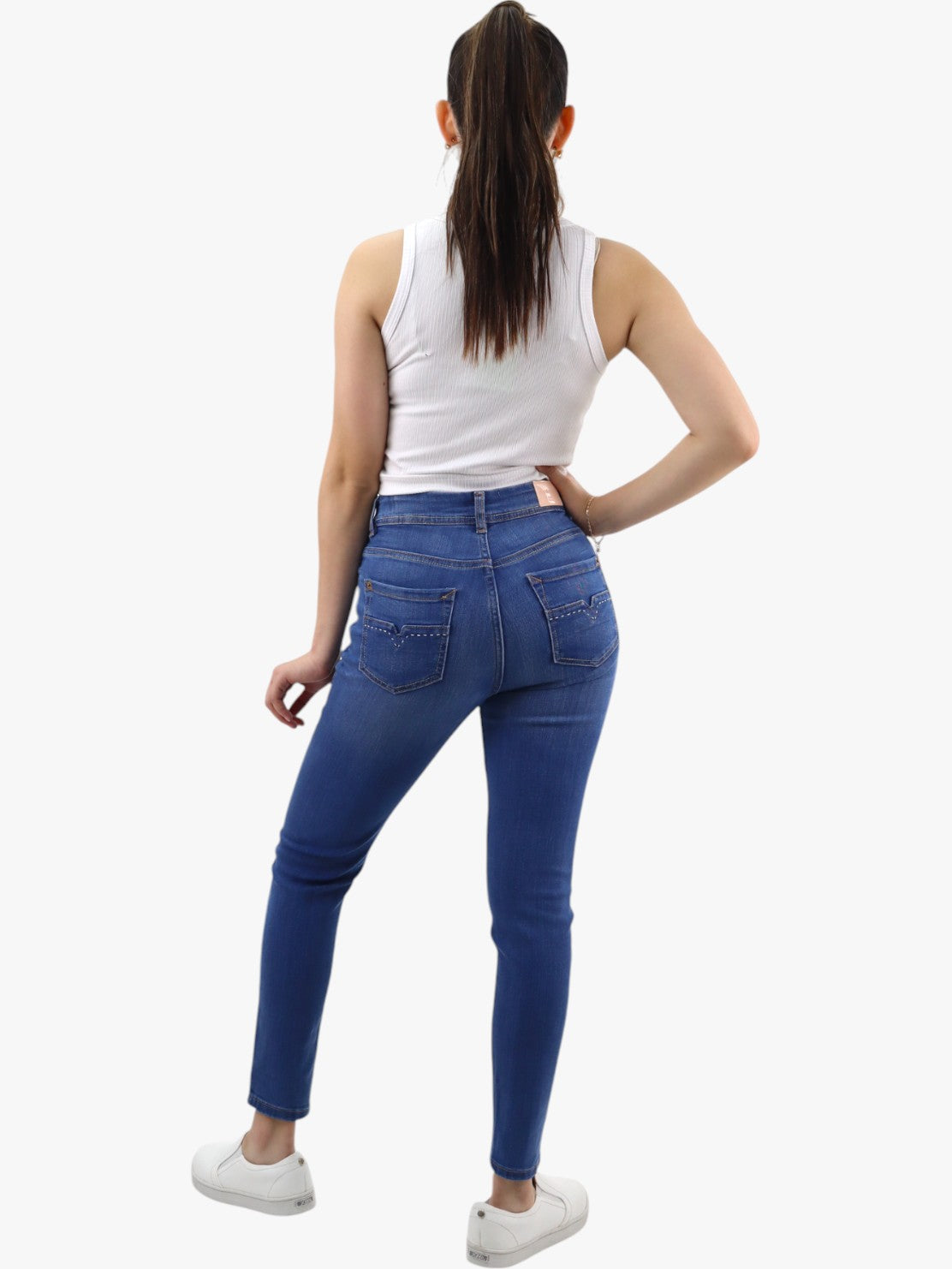 Jeans skinny azul medio (NUEVA TEMPORADA)