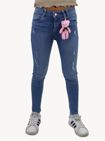 Jeans skinny con colgante decorativo (NUEVA TEMPORADA)