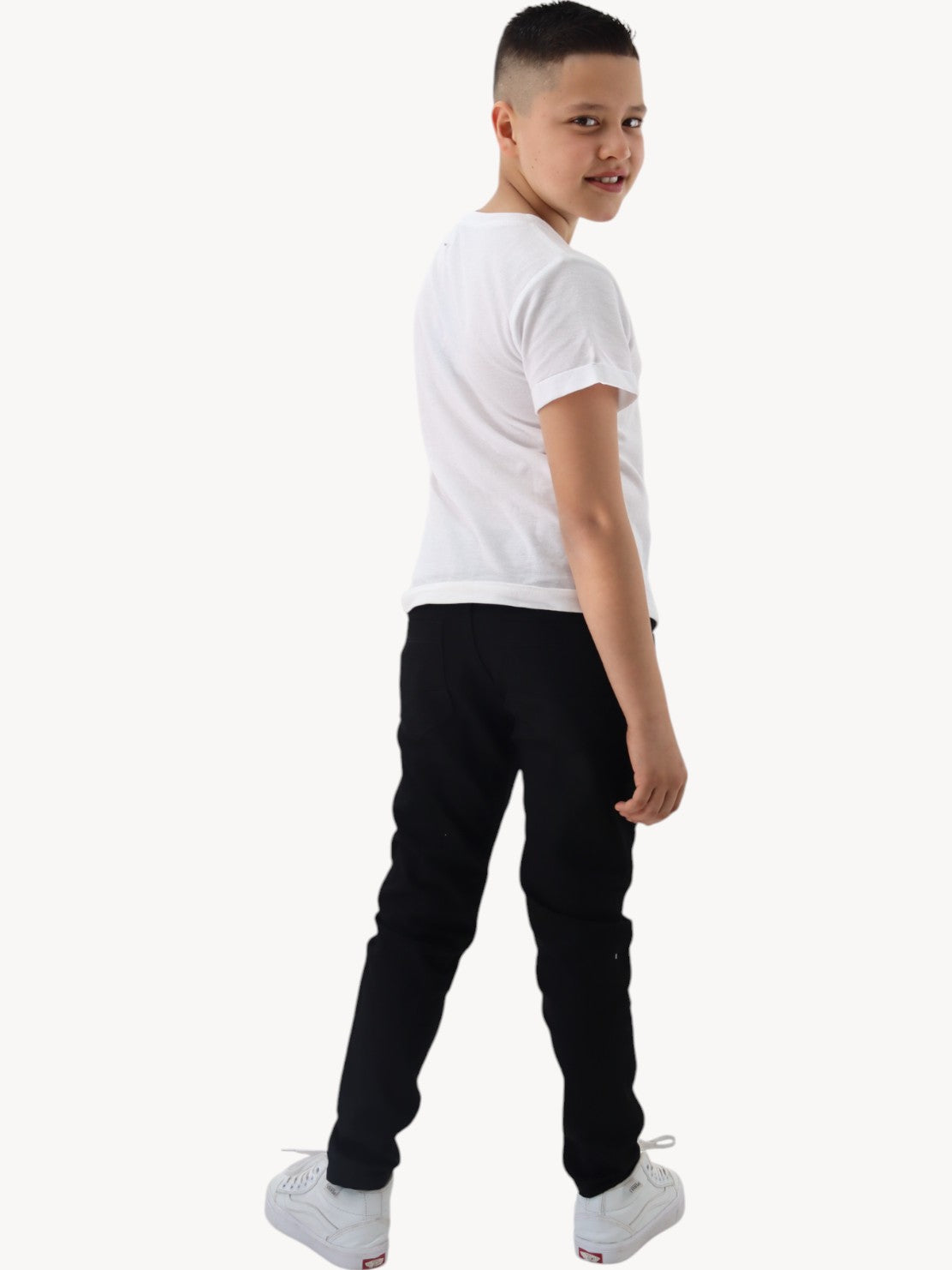 Jeans skinny de color negro