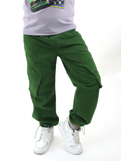 Pantalón parachute de color verde (NUEVA TEMPORADA)